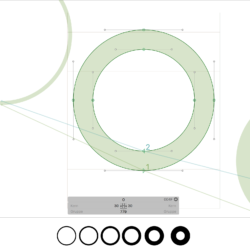 Strich und Buchstabe zu Wort